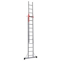 Smart Level Schiebeleiter 3-teilig mit Top Safe System 3x14