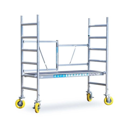 Euroscaffold Gartengerüst 90x190x3m + 30 cm Plattform + Gartengerüsträder