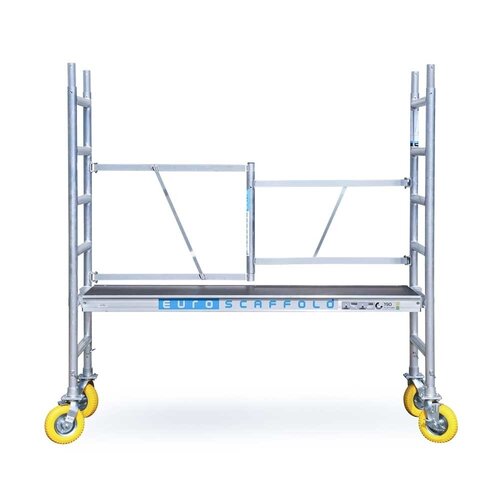 Euroscaffold Gartengerüst 90x190x3m + 30 cm Plattform + Gartengerüsträder