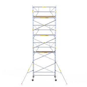 Rollgerüst 135x245 9,2m Arbeitshöhe Einzelgeländer