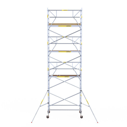 Panthera Rollgerüst 135x245 9,2m Arbeitshöhe Einzelgeländer