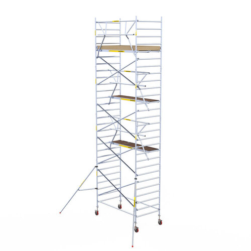 Panthera Rollgerüst 135x245 9,2m Arbeitshöhe Einzelgeländer