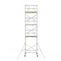 Panthera Panthera 135x185 Rollgerüst 9,2 m Arbeitshöhe einfaches Geländer