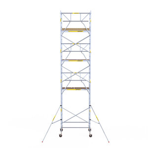 Panthera 135x185 Rollgerüst 9,2 m Arbeitshöhe einfaches Geländer