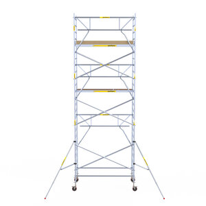 Rollgerüst 135x245 8,2m Arbeitshöhe Einzelgeländer