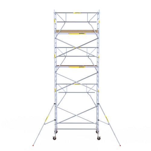 Rollgerüst 135x245 8,2m Arbeitshöhe Einzelgeländer Panthera Rollgerüst 135x245 8,2m Arbeitshöhe Einzelgeländer