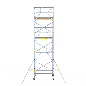 Panthera 135x185 Rollgerüst 8,2 m Arbeitshöhe einfaches Geländer