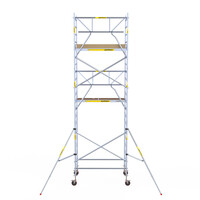 Panthera Panthera 135x185 Rollgerüst 7,2m Arbeitshöhe einfaches Frontgeländer