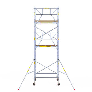 Panthera 135x185 Rollgerüst 7,2m Arbeitshöhe einfaches Frontgeländer