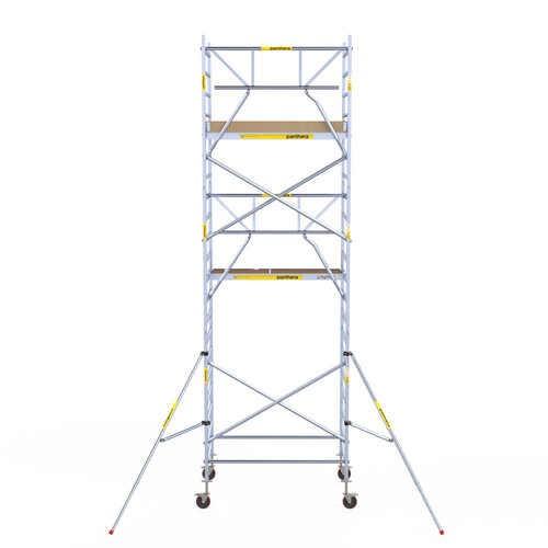 Panthera Panthera 135x185 Rollgerüst 7,2m Arbeitshöhe einfaches Frontgeländer