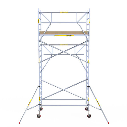 Rollgerüst 135x245 6,2m Arbeitshöhe Einzelgeländer Panthera Rollgerüst 135x245 6,2m Arbeitshöhe Einzelgeländer