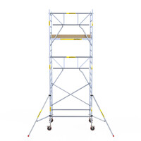 Panthera Panthera 135x185 Rollgerüst 6,2 m Arbeitshöhe einfaches Geländer