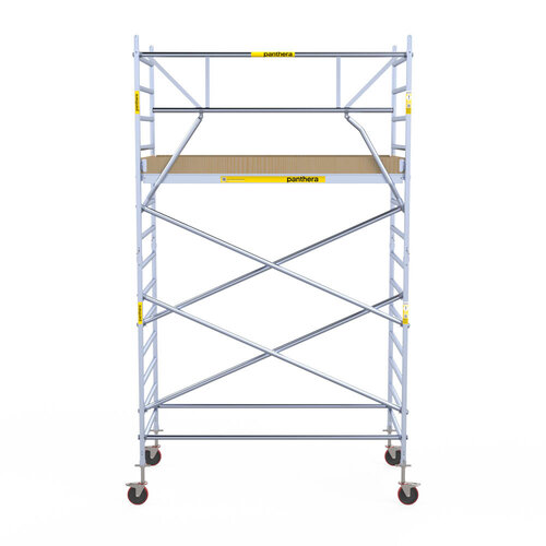 Rollgerüst 135x245 5,2m Arbeitshöhe Einzelgeländer Panthera Rollgerüst 135x245 5,2m Arbeitshöhe Einzelgeländer
