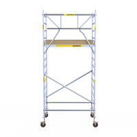Panthera Rollgerüst Panthera 135x185 5,2m Arbeitshöhe einfaches Frontgeländer