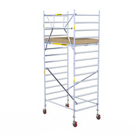 Panthera Rollgerüst Panthera 135x185 5,2m Arbeitshöhe einfaches Frontgeländer
