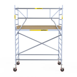 Panthera Rollgerüst 135x245 4,2m Arbeitshöhe einfaches Frontgeländer Rollgerüst 135x245 4,2m Arbeitshöhe einfaches Frontgeländer
