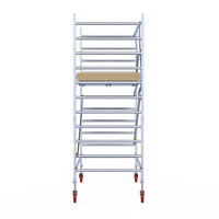 Panthera Panthera 135x185 Rollgerüst 4,2m Arbeitshöhe einfaches Frontgeländer