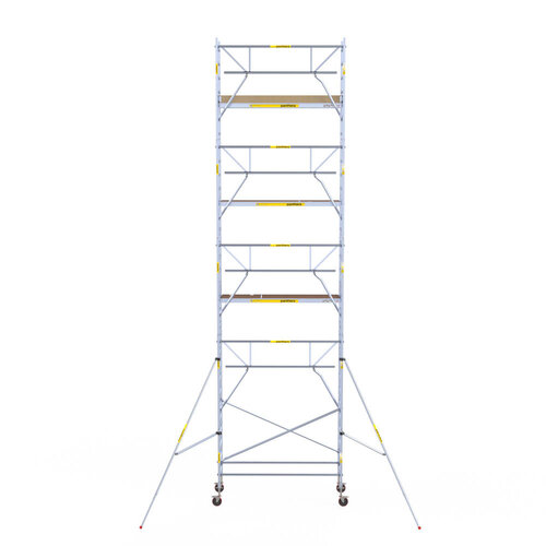 Panthera Rollgerüst 90x245 10,2m Arbeitshöhe einfaches Geländer Panthera Panthera Rollgerüst 90x245 10,2m Arbeitshöhe einfaches Geländer