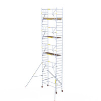 Panthera Panthera Rollgerüst 90x245 10,2m Arbeitshöhe einfaches Geländer