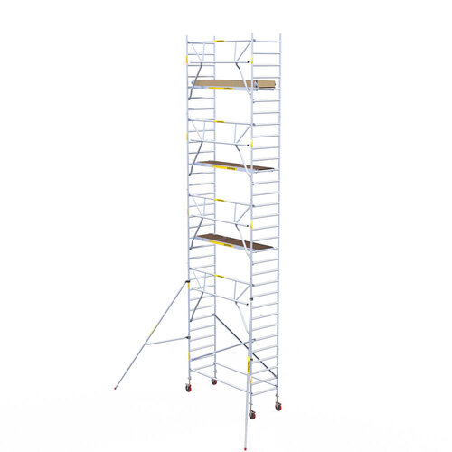 Panthera Rollgerüst 90x245 10,2m Arbeitshöhe einfaches Geländer Panthera Panthera Rollgerüst 90x245 10,2m Arbeitshöhe einfaches Geländer