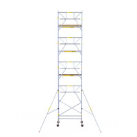 Panthera Panthera 90x185 Rollgerüst 10,2m Arbeitshöhe einfaches Geländer