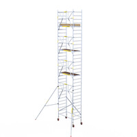 Panthera Panthera 90x185 Rollgerüst 10,2m Arbeitshöhe einfaches Geländer