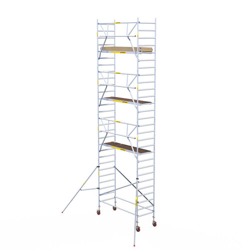 Panthera Rollgerüst 90x245 9,2m Arbeitshöhe einfaches Geländer Panthera Panthera Rollgerüst 90x245 9,2m Arbeitshöhe einfaches Geländer