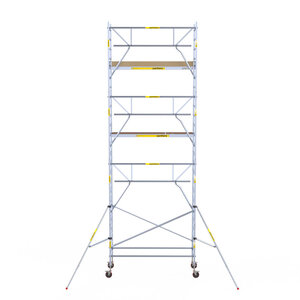 Panthera Panthera Rollgerüst 90x245 8,2m Arbeitshöhe einfaches Frontgeländer Panthera Rollgerüst 90x245 8,2m Arbeitshöhe einfaches Frontgeländer