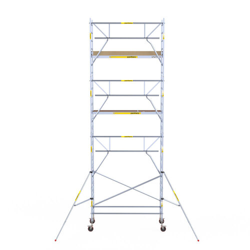 Panthera Rollgerüst 90x245 8,2m Arbeitshöhe einfaches Frontgeländer Panthera Panthera Rollgerüst 90x245 8,2m Arbeitshöhe einfaches Frontgeländer