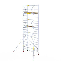 Panthera Panthera Rollgerüst 90x245 8,2m Arbeitshöhe einfaches Frontgeländer