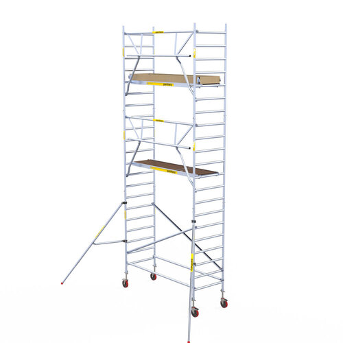 Panthera Rollgerüst 90x245 7,2m Arbeitshöhe einfaches Geländer Panthera Panthera Rollgerüst 90x245 7,2m Arbeitshöhe einfaches Geländer