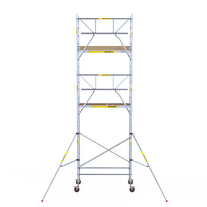 Rollgerüst Panthera 90x185 7,2m Arbeitshöhe einfaches Frontgeländer