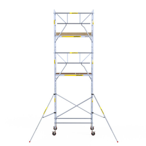 Rollgerüst Panthera 90x185 7,2m Arbeitshöhe einfaches Frontgeländer Panthera Rollgerüst Panthera 90x185 7,2m Arbeitshöhe einfaches Frontgeländer