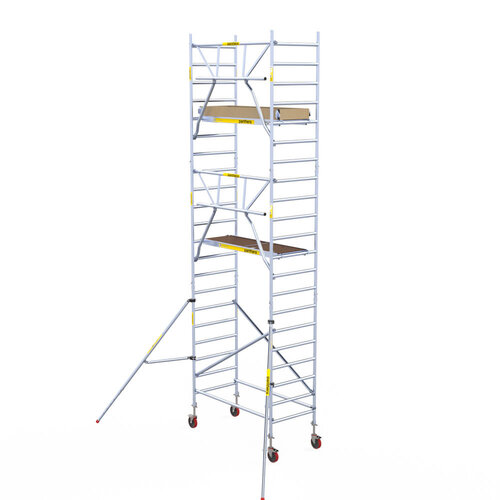 Rollgerüst Panthera 90x185 7,2m Arbeitshöhe einfaches Frontgeländer Panthera Rollgerüst Panthera 90x185 7,2m Arbeitshöhe einfaches Frontgeländer