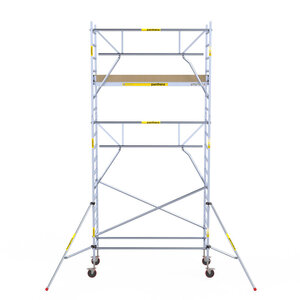Panthera Panthera Rollgerüst 90x245 6,2m Arbeitshöhe einfaches Geländer Panthera Rollgerüst 90x245 6,2m Arbeitshöhe einfaches Geländer