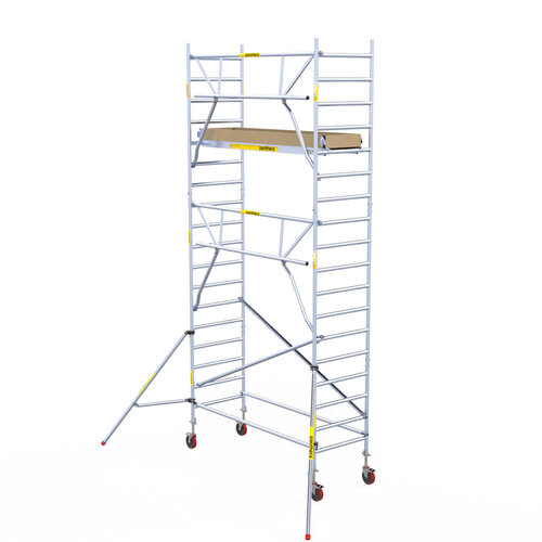 Panthera Panthera Rollgerüst 90x245 6,2m Arbeitshöhe einfaches Geländer