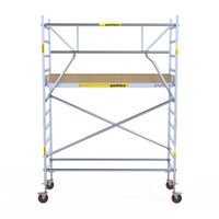 Panthera Panthera 90x185 Rollgerüst 4,2m Arbeitshöhe einfaches Frontgeländer