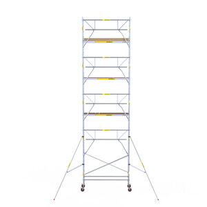 Rollgerüst 75x245 10,2m Arbeitshöhe Einzelgeländer