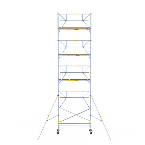 Rollgerüst 75x245 10,2m Arbeitshöhe Einzelgeländer Panthera Rollgerüst 75x245 10,2m Arbeitshöhe Einzelgeländer