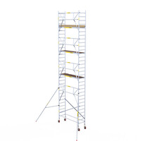Panthera Rollgerüst 75x245 10,2m Arbeitshöhe Einzelgeländer