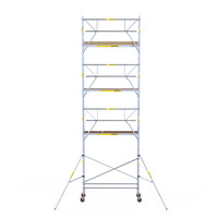 Panthera Panthera 75x245 Rollgerüst 9,2m Arbeitshöhe einfaches Geländer