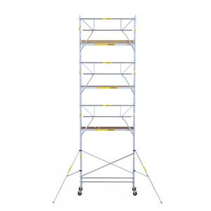 Panthera Panthera 75x245 Rollgerüst 9,2m Arbeitshöhe einfaches Geländer Panthera 75x245 Rollgerüst 9,2m Arbeitshöhe einfaches Geländer