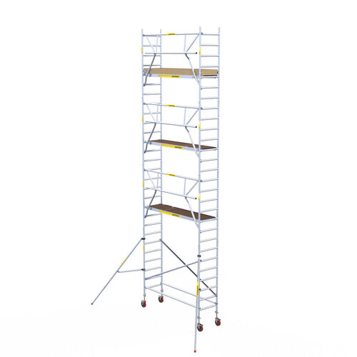 Panthera 75x245 Rollgerüst 9,2m Arbeitshöhe einfaches Geländer Panthera Panthera 75x245 Rollgerüst 9,2m Arbeitshöhe einfaches Geländer