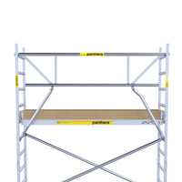 Panthera Panthera 75x245 Rollgerüst 9,2m Arbeitshöhe einfaches Geländer