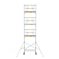 Panthera Panthera 75x185 Rollgerüst 9,2 m Arbeitshöhe einfaches Geländer