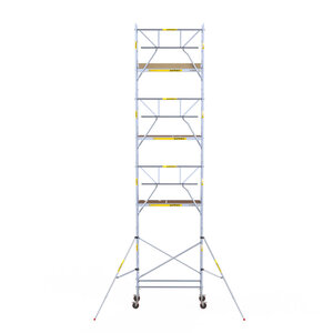 Panthera 75x185 Rollgerüst 9,2 m Arbeitshöhe einfaches Geländer