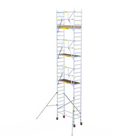 Panthera Panthera 75x185 Rollgerüst 9,2 m Arbeitshöhe einfaches Geländer