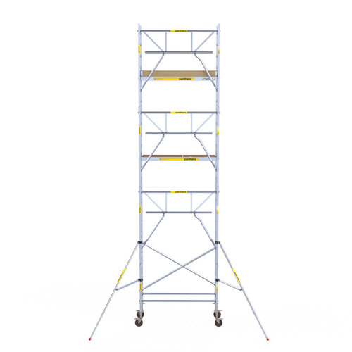 Panthera 75x185 Rollgerüst 8,2 m Arbeitshöhe einfaches Frontgeländer Panthera Panthera 75x185 Rollgerüst 8,2 m Arbeitshöhe einfaches Frontgeländer