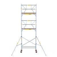 Panthera Panthera 75x185 Rollgerüst 7,2m Arbeitshöhe einfaches Geländer