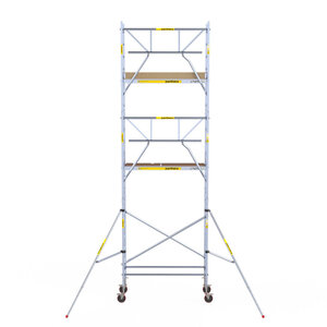 Panthera 75x185 Rollgerüst 7,2m Arbeitshöhe einfaches Geländer